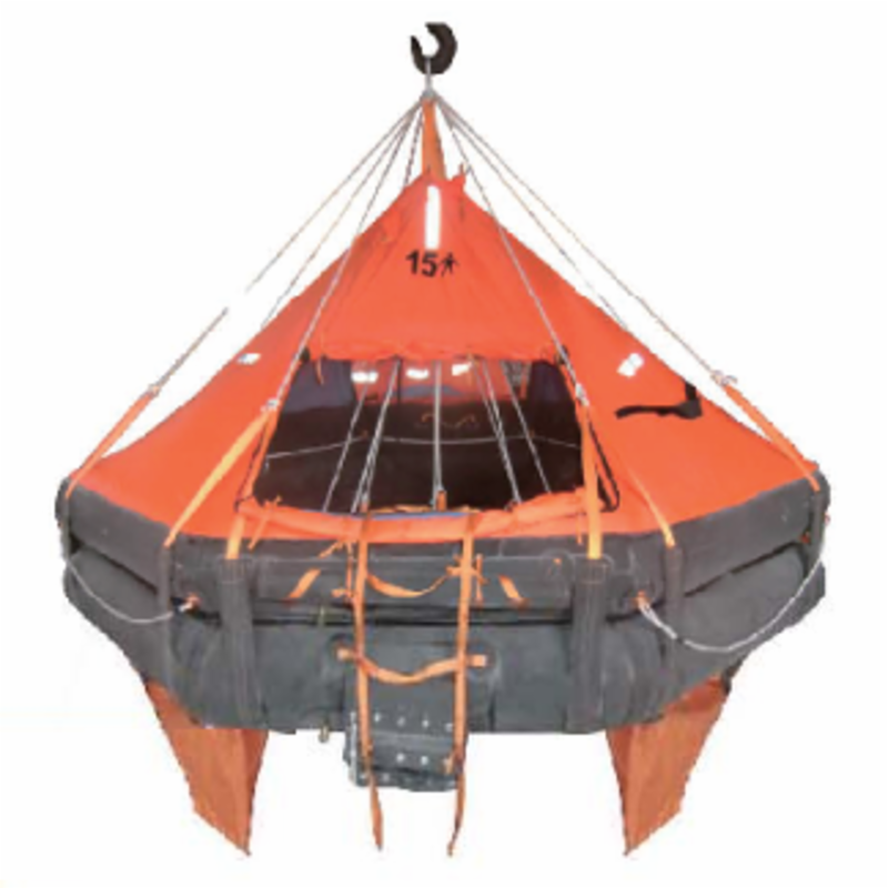 可吊式氣脹式救生筏!''